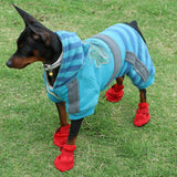 Maxbell Maxbell Dog Mesh Shoes Pet Boots Breathable Protective Puppy Booties Red 5#