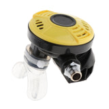 Maxbell Scuba Diving Regulator Water Sports Reliable Transparent Silicone Mouthpiece Yellow
