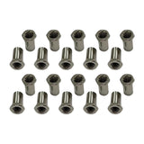 Maxbell 20 Pieces Drum Mounting Screws Nut Easy to Install Study Practical Accessory Hexagonal