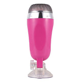 Maxbell Male Masturbator Realistic Anal Masturbation Cup+Rotatable Holder Base Pink