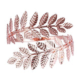 Maxbell 2pcs Swirl Leaf Shape Upper Arm Cuff Armlet Armband Bangle Bracelet Gifts