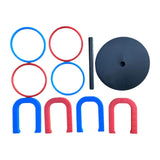 Maxbell Horseshoe Game Set Portable Lightweight Lawn Toss Game for Family Beach Yard