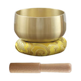 Maxbell Tibetan Bowl Set Mindfulness Yoga with Mallet for Office Friends Men 4inch