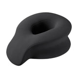 Maxbell Face Down Prone Pillow Ergonomic Face Massage Pillow Beauty at Home Airplane Black