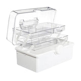Maxbell Home Medicine Box Large Capacity First Aid Kits for Arts Crafts Cosmetic Car
