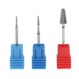 Maxbell Maxbell 3x Nail Art Drill Bit Set Salon Manicure Sanding Bit Polishing Grinding Head