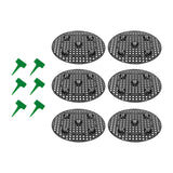 6 Pieces Plant Level Pot Elevator Garden Support Base Tray Flower Pot Holder 20cmx2cm