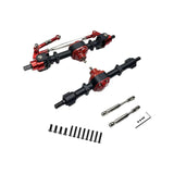 Maxbell RC Front Rear Axle Upgrade Part RC Car Part for LC79 1/12 Scale RC Hobby Car black