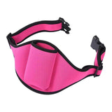 Maxbell Microphone Belt Bag Protector Microphone Holder for Running Exercise Theatre Rose Red