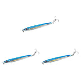 Maxbell 3x Top Water Fishing Lures with Hook for Men Outdoor Activities Boat Fishing Blue