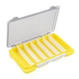 Maxbell Double Sided Fishing Tackle Box Baits Box for Amateur Angler Saltwater Yellow