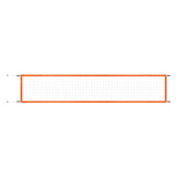 Maxbell Pool Volleyball Net Mesh Net Training Net for Park Lawn Outdoor Activities Orange