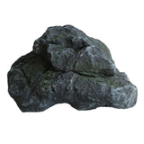 Maxbell Artificial Faux Landscape Rock Realistic Highly Simulation Garden Decoration dark gray 28x17x13cm