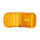 Maxbell Sewing Supplies Bag Empty Sturdy Crochet Hook Case for Thread Pin Travel Hazelnut Dragonfly