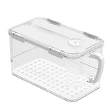 Maxbell Refrigerator Storage Box Refrigerator Organizer Bin for Restaurant Apartment White