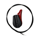 Lawn Mower Throttle Cable Kit Parts with Switch Lever for Garden Patio Tools Red
