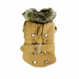 Maxbell Maxbell Puppy Pet Dog Cat Winter Thick Warm Winter Coat Jacket Clothes Apricot M