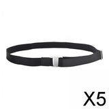 Maxbell 5xShirt Stay Belt Women Men Elastic Non Slip Wrinkle Resistance Band Belt Thickened Buckle