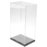 Maxbell 14x19x34cm Transparent Display Show Case With Black Base For Figures Model - Aladdin Shoppers