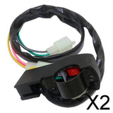 Maxbell 2xMotorcycle Engine On Off Kill Switch for ATV Pit Dirt Bike 50 70 110cc 125cc