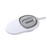 Maxbell Bedpan with Cover Emergency Device for Female Male Personal Bedridden People white gray
