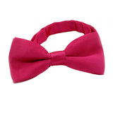 Maxbell Kids Bow Tie Versatile Soft Tux Bowties for Birthdays Stage Performance Prom Red