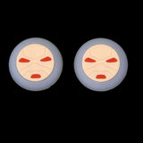 Maxbell 2xRed Face Luminous Joystick Thumbstick Caps for PS4 PS3   One Controller