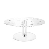 Push Cake Stand 16 Holes Acrylic Lightweight for Birthday Events Baby Shower