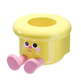 Maxbell Toothbrush Holder Wall Mounted Bathroom Organizer for Hotel Home Accessories Yellow