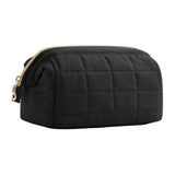 Maxbell Portable Cosmetic Bag Gifts Multiuse Makeup Bag for Household Dating Parties Black