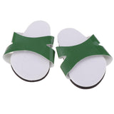 Maxbell Fashionable Slippers Sandals Fits 18 Inch Dolls Green - Aladdin Shoppers