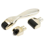Maxbell Maxbell 3 in 1 Titanium Micro Needle Skin Derma Roller Microneedle 0.5+1.5+3.0mm
