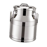 Maxbell Milk Can Lightweight Sturdy with Sealed Lid for Transport Kitchen Restaurant 28 L
