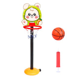 Maxbell Kids Basketball Hoop with Stand with Ball Pump Adjustable for Boys Girls Rabbit