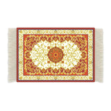 Maxbell Mouse Mat Rug Mouse Pad Mousepad Boho Cup Rug for Gaming Kitchen Table Decor 27cmx18cmx0.2cm Style C