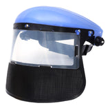 Maxbell Face Shield Sturdy Good Ventilation Mask for Gardening Yard Work Woodworking Blue
