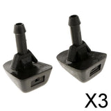 Maxbell 3x1 Pair Windscreen Washer Jet Nozzle Spray 30655605 For Volvo C30 C70 S40 V40