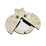 Maxbell Busy Board DIY Part DIY Material Wooden Montessori for Infants Birthday Gift mirror