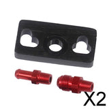 Maxbell 2xFuel Rail Pressure Regulator Adapter for Honda With fittings