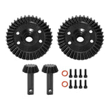 Maxbell Steel Bevel Gear Set Replace Parts Sturdy 13T-37T for RC Model Car DIY Parts