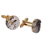Maxbell Vintage Steampunk Watch Movement Cufflinks Wedding Groom Men's Gift - Aladdin Shoppers