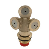 Maxbell 1/2 inch 3-Head Brass Agricultural Misting Spray Nozzle Garden Sprinkler #2 - Aladdin Shoppers
