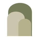 Maxbell Arch Wall Decal Modern Wall Art Decor Bedroom Kids Room Nursery Wall Sticker Green