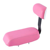 Bicycle Rear Seat Cushion with Backrest Thick Cycling Attachment Comfortable Pink