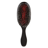 Maxbell Maxbell Durable Plastic Black Oval Salon Home Hair Extension Wig Brush Detangling Cushion Back Comb