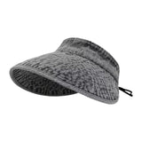 Maxbell Womens Sun Hat Fashion Wide Brim Portable Sports Hat for Party Travel Hiking Gray