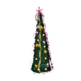 Christmas Pull up Trees Collapsible Xmas Tree for Decorative Home Apartment 4.9 ft