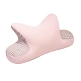 Maxbell Nap Pillow for Desk Multipurpose Soft Chair Rest Washable Cover Back Cushion Pink