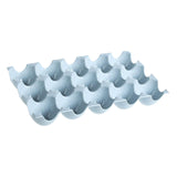 Maxbell 15 Cup Egg Holder Box Kitchen Egg Storage Box for Countertop Kitchen Cabinet Blue