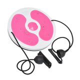 Maxbell Twist Exercise Board Ergonomic Abdominal Workout Device for Thighs Arms Hips Pink